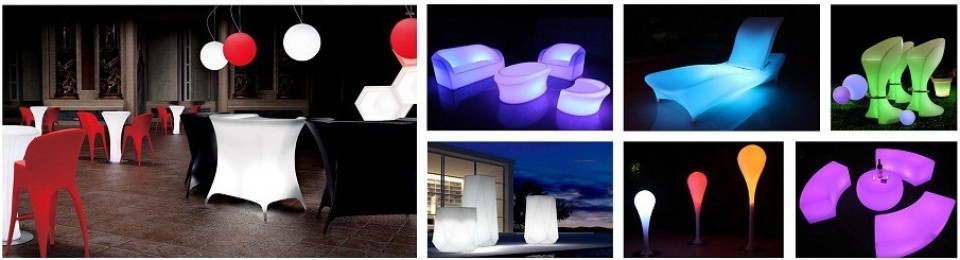 Glowing Led Furniture Factory